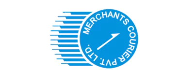 Merchant Courier Transport Tracking Logo