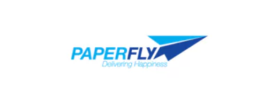 Paperfly Courier Transport Tracking Logo