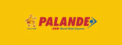 Palande Courier Transport Tracking Logo