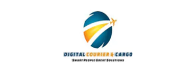 Digital Courier Cargo Tracking Logo