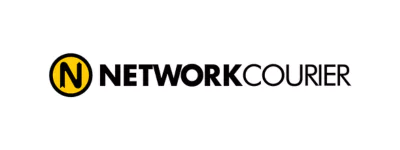 Network Courier Transport Tracking Logo